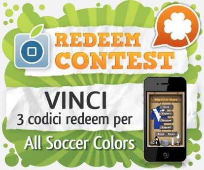 CONTEST: vinci 3 codici redeem per All Soccer Colors [VINCITORI]