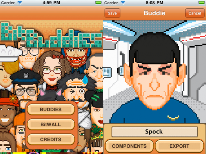BitBuddies e BitBuddies-mini: crea avatar attraverso dei coloratissimi pixel!