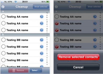 Cleanup: rimuovi più contatti contemporaneamente sul tuo iPhone