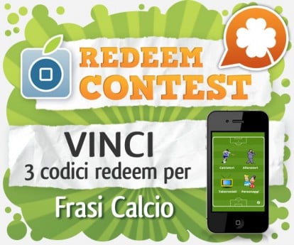 CONTEST: vinci 3 codici redeem per Frasi Calcio [VINCITORI]