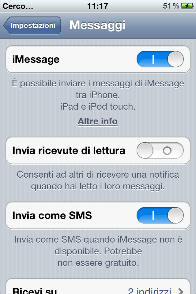 Come configurare iMessage su iPhone e iPod Touch e riconoscere se state inviando un messaggio