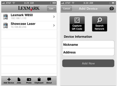 Lexmark Mobile: l’app per la stampa da iOS con periferiche Lexmark