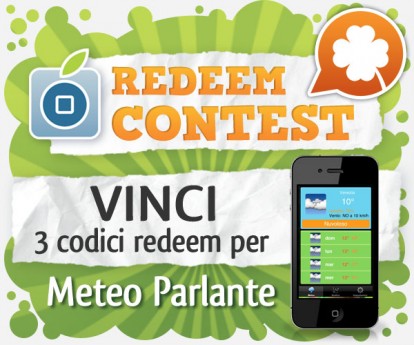 CONTEST: vinci 3 codici redeem per Meteo Parlante [VINCITORI]