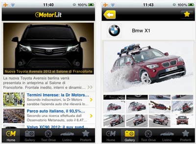Motori.it: porta su iPhone il mondo dei motori con le informazioni dell’omonimo portale