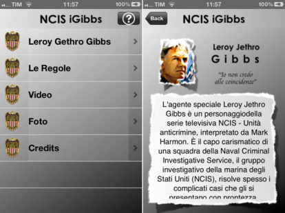 NCIS: iGibbs, applicazione per conoscere Gibbs e le sue 51 regole!