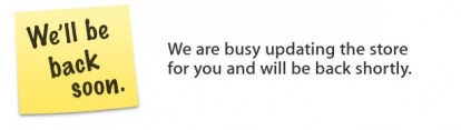 Apple Store momentaneamente offline