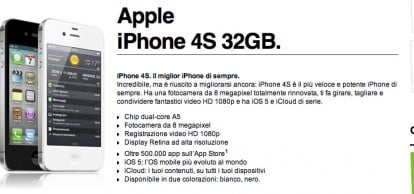 Tre ufficializza le tariffe per iPhone 4S