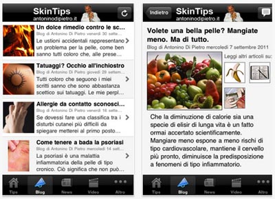 SkinTips: consigli per cura della pelle su iPhone