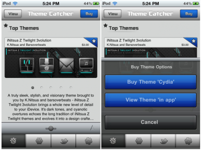 ThemeCatcher, un’app per trovare i migliori temi di Cydia