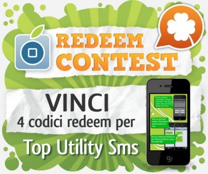 CONTEST: vinci 4 codici redeem per Top Utility Sms [VINCITORI]