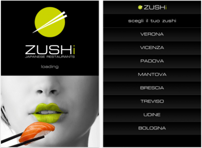 ZUSHi, l’app ufficiale della catena di ristoranti giapponesi, disponibile su App Store