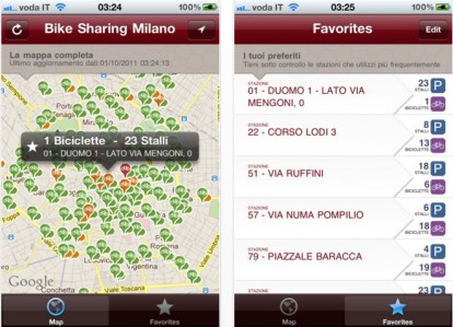 Bike Sharing, l’app per il “bike sharing” a Milano