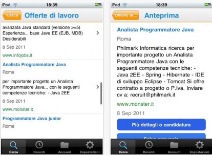 Careerjet, l’app gratuita per cercare lavoro su iPhone