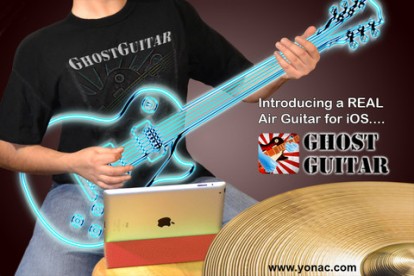 GhostGuitar, suona una vera air-guitar grazie alla realtà aumentata sul tuo iPhone