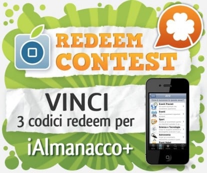 CONTEST: vinci 3 codici reedem per iAlmanacco+ [VINCITORI]