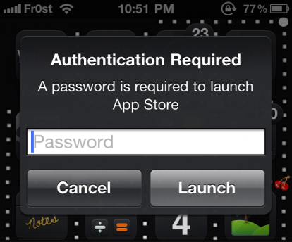 iAppLocker: imposta una password d’accesso per il lancio di applicazioni – Cydia