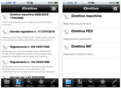 iDirettive: l’app che porta su iPhone alcune direttive europee