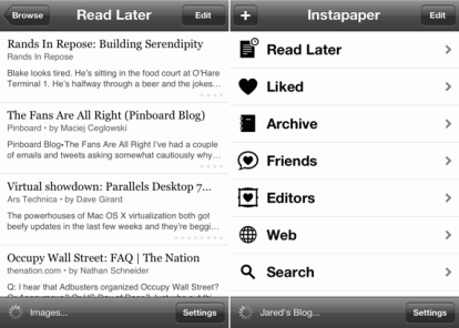 Instapaper 4.0 disponibile su App Store con un grande numero di novità!