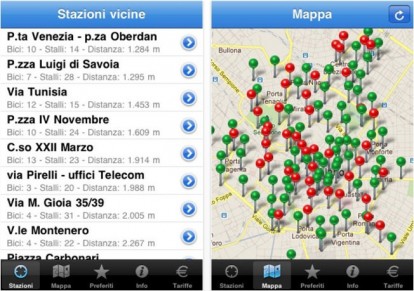 miBici, l’app per il bike sharing a Milano