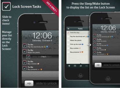Slide To Do, l’app iOS 5 per gestire i tuoi impegni dalla lock screen