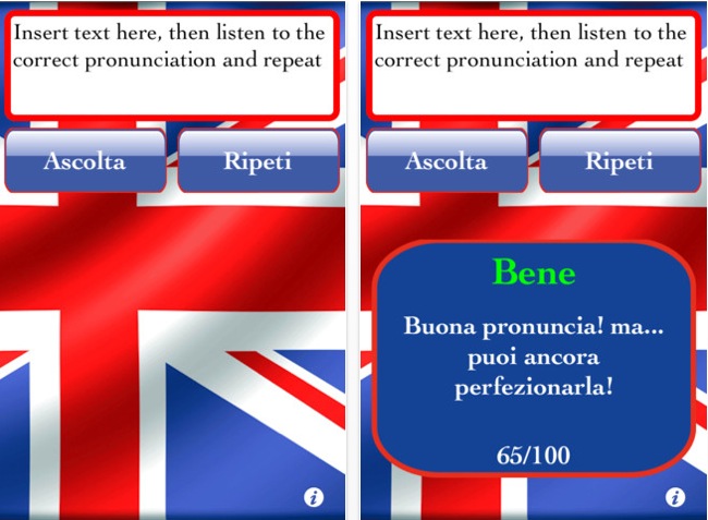 TestUrEnglish, l'app che ti insegna la giusta pronuncia inglese