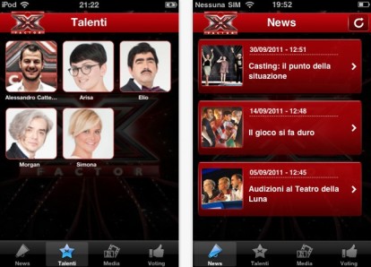 X Factor 2011, disponibile l’app ufficiale su App Store
