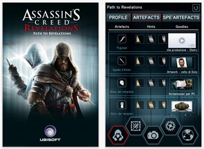 Assassin’s Creed Revelation: per tenere traccia dei progressi effettuati nell’app per facebook “Assassin’s Creed Revelations – Path to Revelations”!