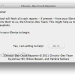 Il Chronic Dev Team rilascia il “Crash Reporter”: installalo se vuoi aiutare la comunità hacker a trovare gli exploit per il jailbreak untethered!