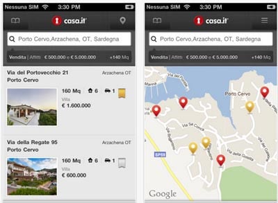 Casa.it: l’applicazione per iDevice dell’omonimo portale immobiliare italiano!