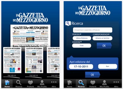 La Gazzetta del Mezzoggiorno: disponibile l’applicazione per iPhone!