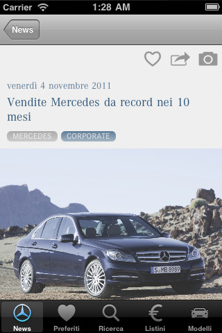 MercedesNews: l’app dedicata ad appassionati e addetti ai lavori per essere sempre aggiornati sulle novità del gruppo Daimler