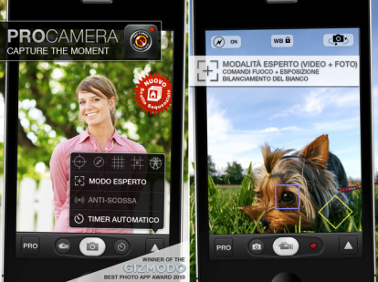ProCamera si aggiorna alla versione 3.3 e diventa pienamente compatibile con iPhone 4S