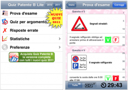 QuizPatente B si aggiorna e diventa compatibile anche con iPad