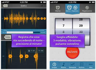 Registratore suoni del sonno: l’app iOS per scoprire cosa succede durante la notte!