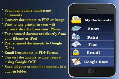 Scanner Pro: l’applicazione che trasforma iPhone in uno scanner o un fax, con possibilità di stampa senza fili!