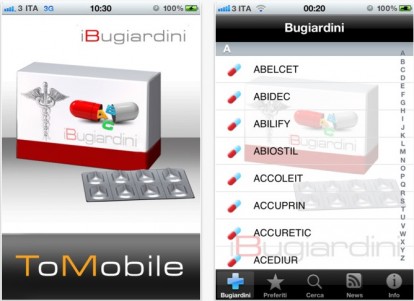 iBugiardini, migliaia di foglietti illustrativi dei farmaci venduti in Italia