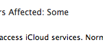 iCloud: downtime temporaneo, ma solo per alcuni utenti