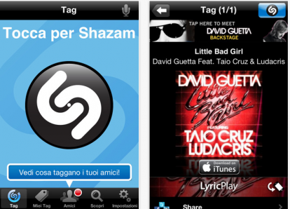 Shazam 4.8.0 disponibile su App Store