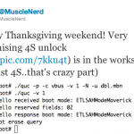 MuscleNerd mostra una promettente vulnerabilità per l’unlock dell’iPhone 4S