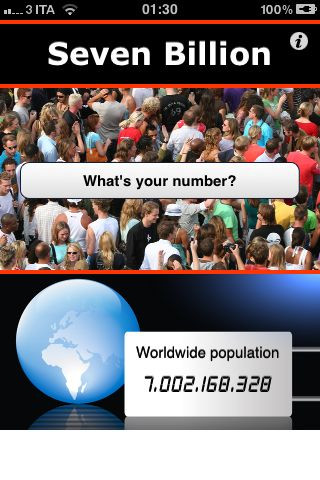 Seven Billion: scopri il tuo numero all’interno della popolazione mondiale!