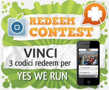 CONTEST: vinci 3 codici redeem per YES WE RUN [VINCITORI]