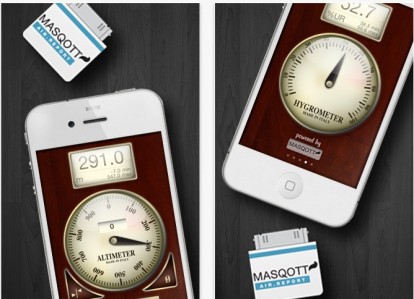Air Report e Masqott, il binomio che trasforma l’iPhone in una stazione meteo