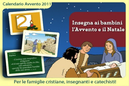 Calendario dell’Avvento della Bibbia dei Bambini 2011: condividi con i tuoi bambini l’aspetto spirituale del Natale