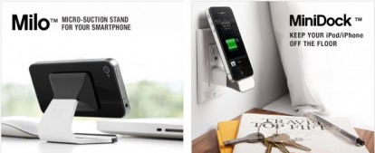 Milo Stand e MiniDock: due accessori per iPhone realizzati da Bluelounge