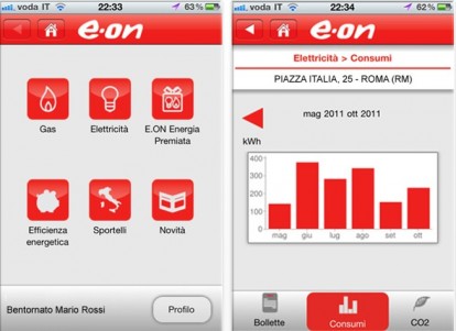 Nasce E.ON Energia Mobile, la prima app per monitorare e ridurre i consumi di gas ed elettricità