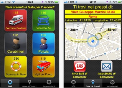 i-UTO, l’app da usare in caso di emergenza