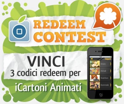 CONTEST: vinci 3 codici redeem per iCartoni Animati [VINCITORI]