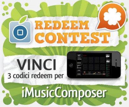 CONTEST: vinci 3 codici redeem per iMusicComposer [VINCITORI]