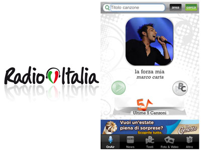 iRadioItalia: l’applicazione ufficiale per iPhone dell’omonima radio italiana!