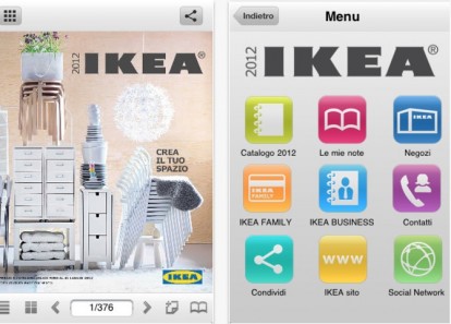 IKEA Italia 2012, il nuovo catalogo su iPhone